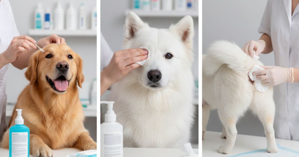 Cleaning Your Dog’s Ears, Eyes, and Anal Glands