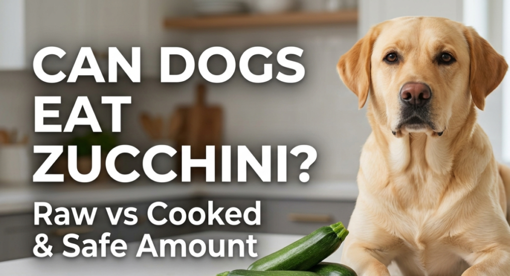 Can Dogs Eat Zucchini Raw vs Cooked and Safe Amount